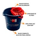 Ver imagem 2 de Refil Mop Esfregao Algodao + Balde Especial Limpeza Atlas
