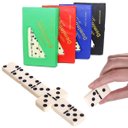 Ver imagem 1 de Dominó Profissional Osso Estojo 28 Peças Grosso Jogo:branco