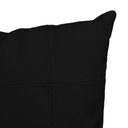 Ver imagem 4 de Almofada Decorativa de Couro Legítimo 50x50cm Bella Preto - Mozzelar