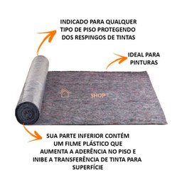 Manta Para Proteção De Piso Reformas Em Geral 10m² - 6