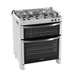 Fogão 5 Bocas Acendimento Automático Duplo Forno Diamante Esmaltec 127V - 1