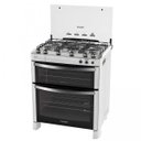 Ver imagem 2 de Fogão 5 Bocas Acendimento Automático Duplo Forno Diamante Esmaltec 127V