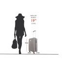 Ver imagem 5 de Kit Mala de Bordo 10kg Viagem Rodas 360 Rígida Abs Cadeado Segredo Gladiador A1mb com Mochila Execut