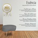 Ver imagem 2 de Puff Orgânico Curvo Decorativo Feijão Sala Luxo Tecido Suede:cinza Chumbo