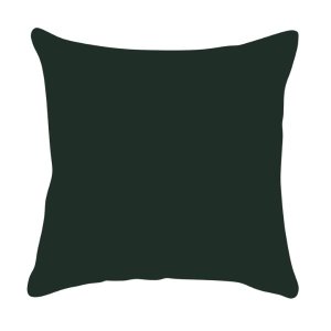Capa de Almofada Lisa Veludo Verde Escuro 50x50cm