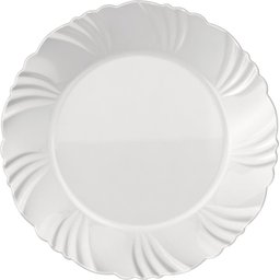 Jogo De Pratos Raso Vidro Branco Kit 24 Peças Duralex Opaline Pétala - 2