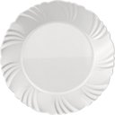 Ver imagem 2 de Jogo De Pratos Raso Vidro Branco Kit 24 Peças Duralex Opaline Pétala