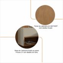 Ver imagem 3 de Cabeceira Florença Casal e Queen com 2 Mesas de Cabeceira Cedro/linho