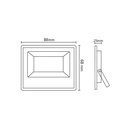 Ver imagem 2 de Refletor Blumenau Led Pro 10W Preto Bivolt 6500K Luz Branca
