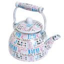 Ver imagem 6 de Chaleira Esmaltada 2.5 Litros Charm 2,5 Lts S/ Apito C/ Indução Love