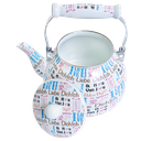 Ver imagem 2 de Chaleira Esmaltada 2.5 Litros Charm 2,5 Lts S/ Apito C/ Indução Love