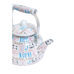 Chaleira Esmaltada 2.5 Litros Charm 2,5 Lts S/ Apito C/ Indução Love - 5