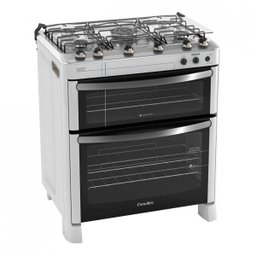 Fogão 5 Bocas Duplo Forno Automático Diamante Esmaltec 220V - 1