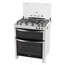 Ver imagem 2 de Fogão 5 Bocas Duplo Forno Automático Diamante Esmaltec 220V