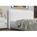 Ver imagem 1 de Cabeceira King Brenda 195 CM Courino Branco - D A Decor