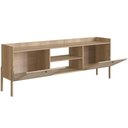 Ver imagem 3 de Rack para Sala de Estar Tv 65 Pol 183cm Pés Madeira Moss A03 Hanover Roble