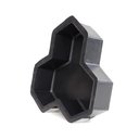 Ver imagem 2 de Kit 10 Formas Calçamento Bloquete Estrela 3 Pontas 23x23x6