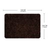 Tapete Peludo para Sala Quarto Macio - Casen Tamanho:140x100cm;cor:marrom - 4