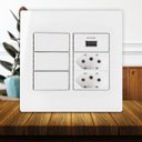 Ver imagem 4 de Conj 4x4 6 Postos - Int Simples + Usb 2a + Tom 10a Infiniti Cor:branco