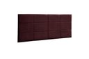 Ver imagem 1 de Painel Raissa 138 cm Suede Marsala