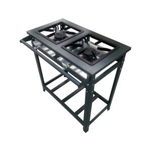 Fogão Industrial 2 Bocas 30x30 Sem Forno Baixa Pressão Light - Mr Fogões