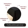 Toalha De Mesa Preta 6 Lugares Retangular Tecido Oxford - 3