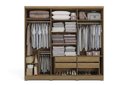 Ver imagem 2 de Guarda-Roupa Roupeiro com Pés 6 Portas 4 Gavetas Cbh555 Kappesberg Freijó