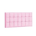 Ver imagem 2 de Painel Estofada Espanha 160cm Queen Strass Suede Rosa