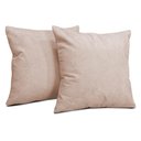 Ver imagem 2 de Almofadas Kit Plumie de 45x45cm 2 Uni Boucle Bege Claro Cama Inbox