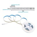 Ver imagem 3 de Fita Led 2835 12v 5m 240leds/m 15w/m 1800lm Branco Quente 3000k St3217