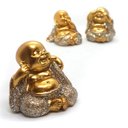 Ver imagem 2 de Trio De Buda Bebê Cego Surdo Mudo Baby Buda Estatueta 4 cm