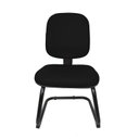 Ver imagem 2 de Cadeira Fixa Diretor Fire Base S sem Braço - Tecido J.Serrano - Preto