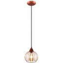 Ver imagem 3 de Cupula de Aramado Tangerine Cobre para Pendentes e Abajures