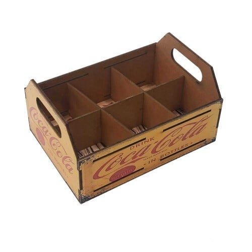 ENGRADADO DE MDF TEMATICO/ COCA-COLA AMARELO - 2