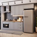 Ver imagem 1 de Cozinha Compacta Com Balcão Forno De Embutir Amy Casa 812