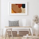 Ver imagem 2 de Quadro Horizontal Tons Marrom - 60x48cm:madeira Preta