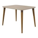 Ver imagem 1 de Mesa de Jantar 4 Lugares Tampo Vidro Ballet 120 Móveis Lopas