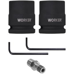 Chave Impacto Pneumática 1'' 3100nm Reta Worker - 5