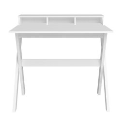 Mesa Escrivaninha para Escritório Itália:branco - 10