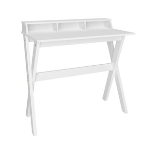 Mesa Escrivaninha para Escritório Itália:branco