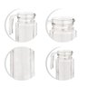 Jogo 6 Jarras de vidro com tampa veneza 1l suco cha cozinha - 3
