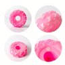 Mordedor rosa borracha pneu brinquedo cachorro interativo - 3
