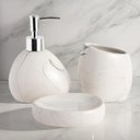 Ver imagem 2 de Kit Banheiro Lavabo Conjunto Sabonete Líquido Escova / 475 Pgb Kit Banheiro 3 Peças Atelier