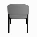 Ver imagem 4 de Cadeira de Jantar Antonella Boucle Estilo Poltrona com Pés Preto - 7 Decor Cinza Escuro