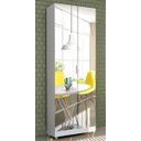 Ver imagem 5 de Sapateira com Espelho 2 portas Magia - BRANCA - Linda, cheia de prateleiras. Magia Móveis