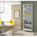 Ver imagem 6 de Sapateira com Espelho 2 portas Magia - BRANCA - Linda, cheia de prateleiras. Magia Móveis