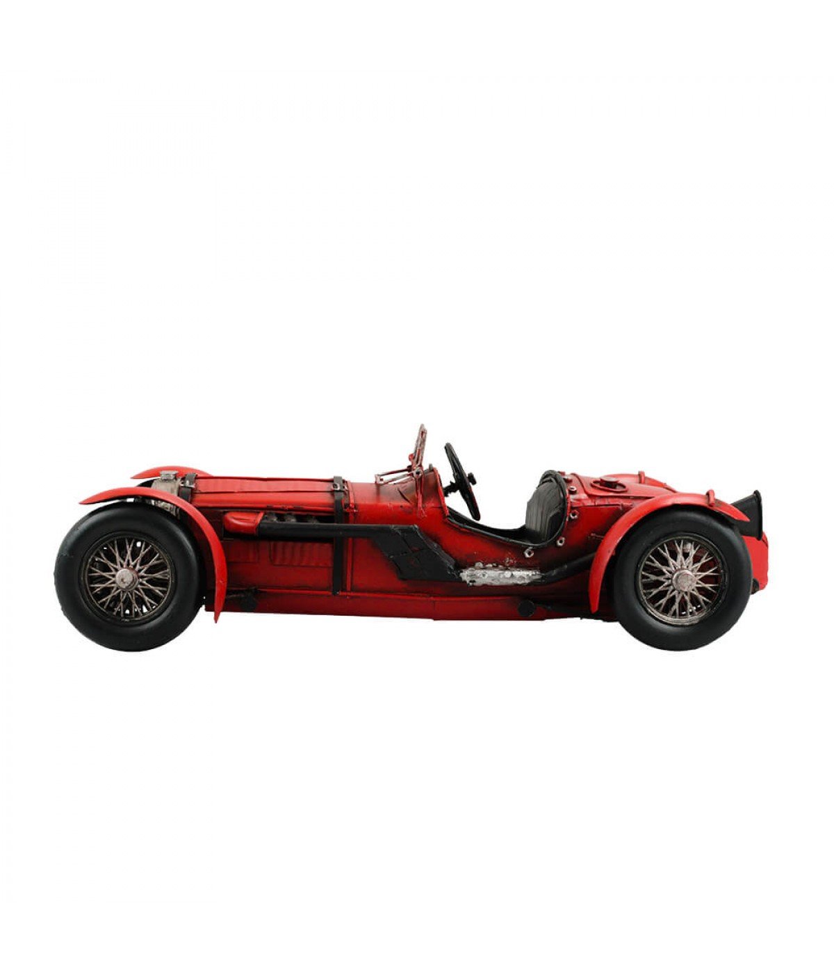 Carro Vermelho Conversível 10x32x14,5cm Estilo Retrô - Vintage - 1