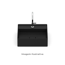 Ver imagem 2 de Cuba Roca Apoio C/mesa Terra T9 400x400 Black Matte A32787t080