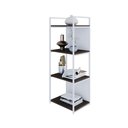 Ver imagem 2 de Estante 04 Prateleiras c/Fundo Yon 45cm Est.Branca
