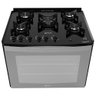 Fogão De Embutir 5 Bocas Preto Mesa De Vidro Atlas Bivolt - 12
